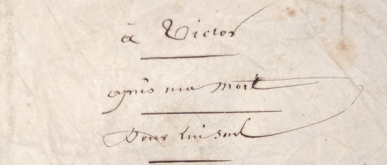 Enveloppe de la lettre de Philippe