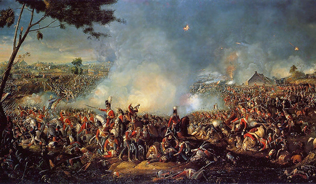 La bataille de Waterloo par William Sadled